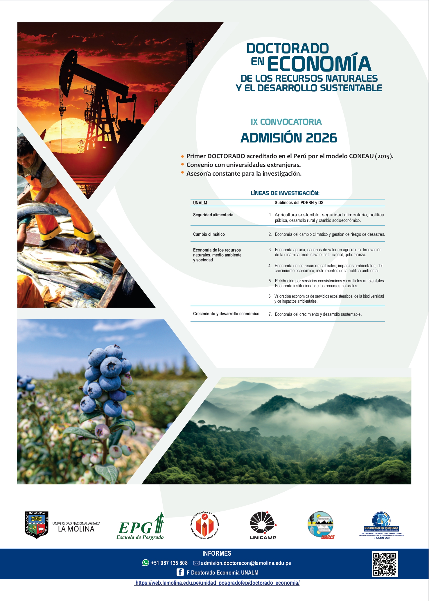 Convocatoria Doctorado 2026